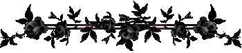 black purple heart divider