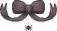 spider bow decoration